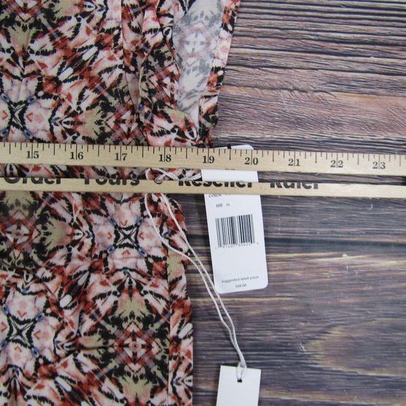 Liverpool NEW NWT XS Red Sleeveless Button Up Shirt - Picture 5 of 8